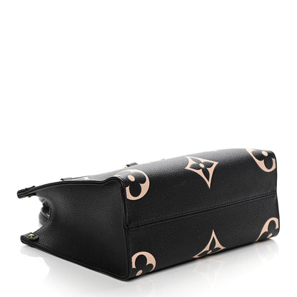 Louis Vuitton Empreinte Monogram Giant Onthego PM Black Beige 4 of 9