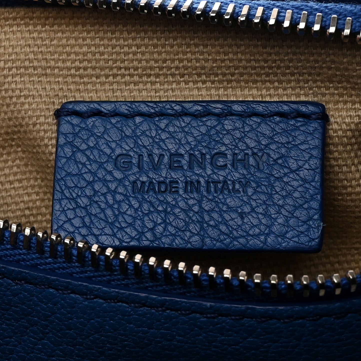 Sugar Goatskin Pandora Wristlet Indigo Blue