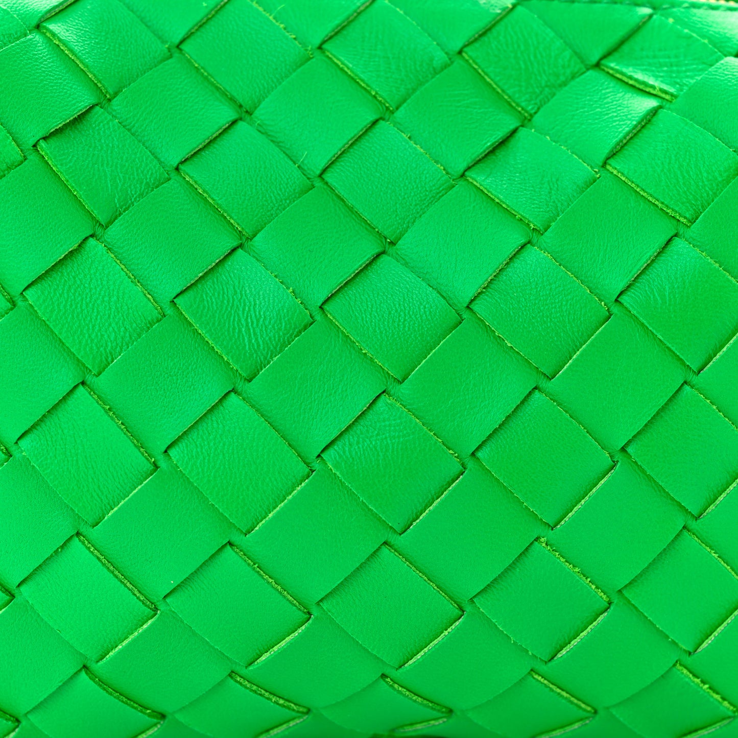 Nappa Intrecciato Mini Loop Camera Bag Parakeet