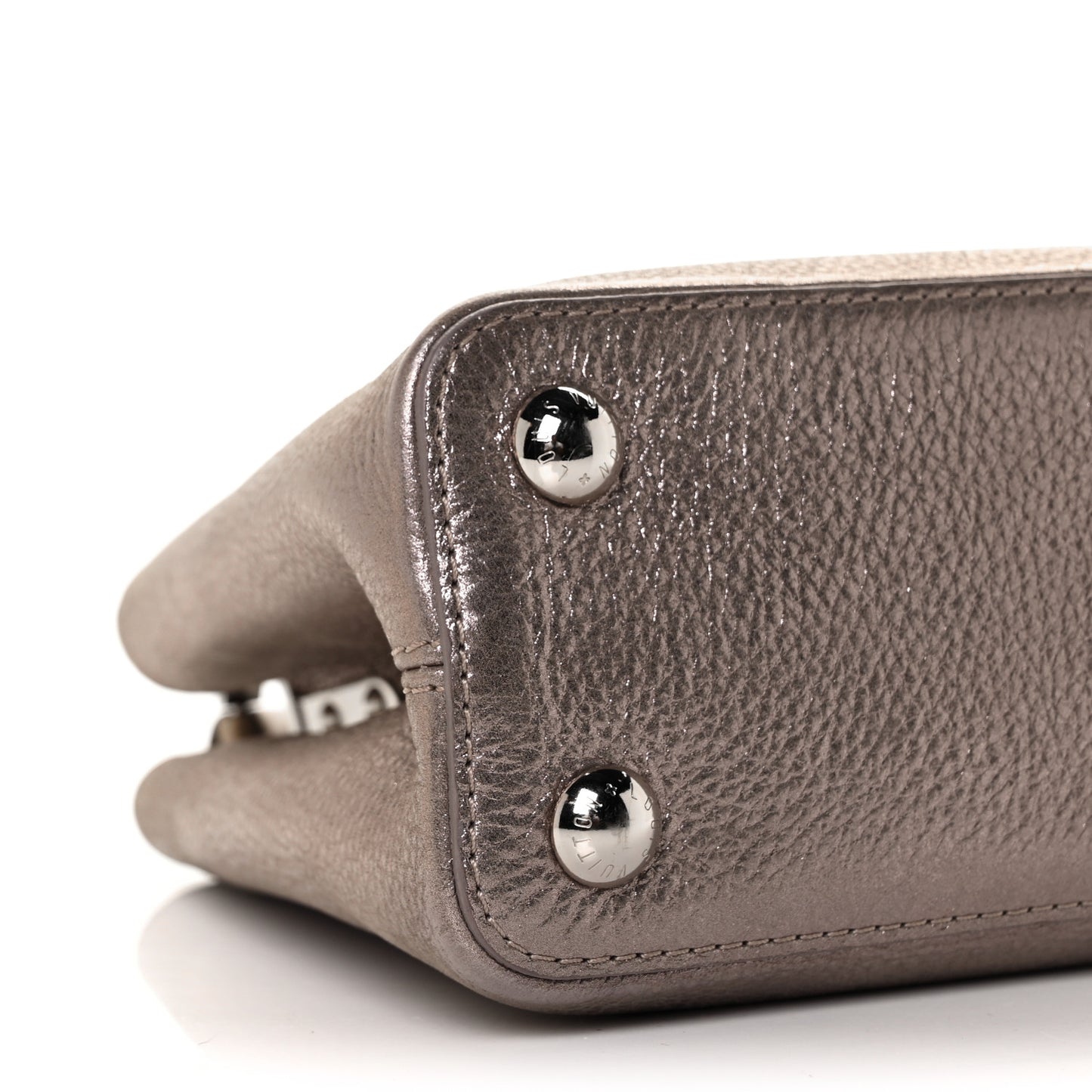 Metallic Taurillon Capucines Multicolor