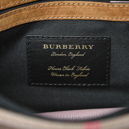 Burberry Derby Calfskin House Check Small Macken Crossbody Bag Pale Orchid 6 of 8