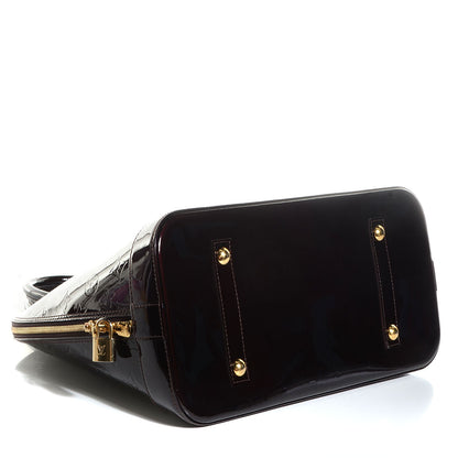 Louis Vuitton Vernis Alma GM Amarante 4 of 8