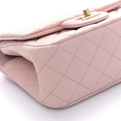 Chanel Lambskin Quilted Mini Sweet Camellia Flap Light Pink 8 of 10