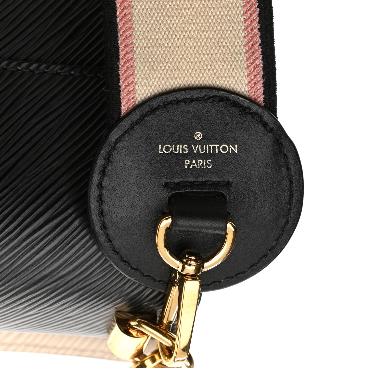 Louis Vuitton Epi Monogram Flower Twist MM Black 6 of 11
