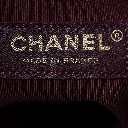 Chanel Calfskin Quilted Small On My Shoulder Drawstring Bag Brown 6 of 13