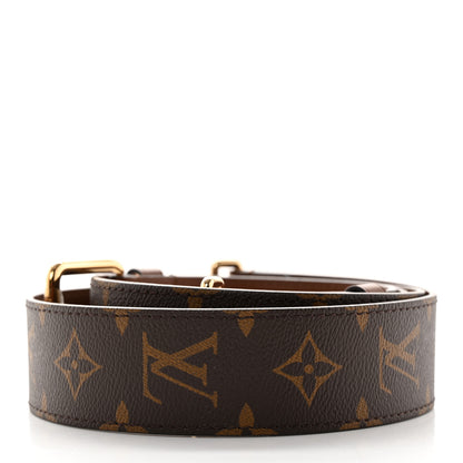 Louis Vuitton Monogram Adjustable Papillon Shoulder Strap Brown 2 of 3