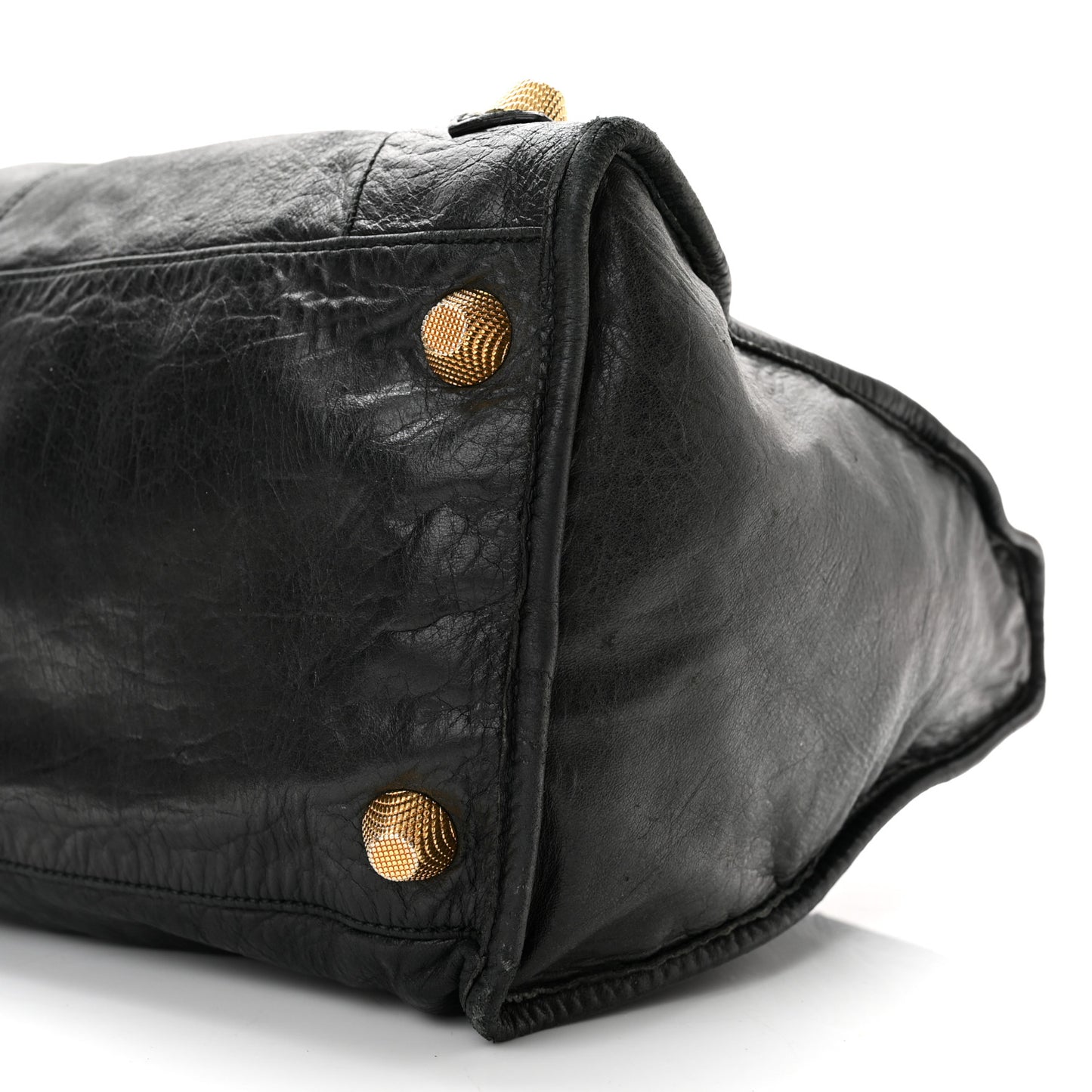 Agneau Giant 21 Gold Hardware Work Black