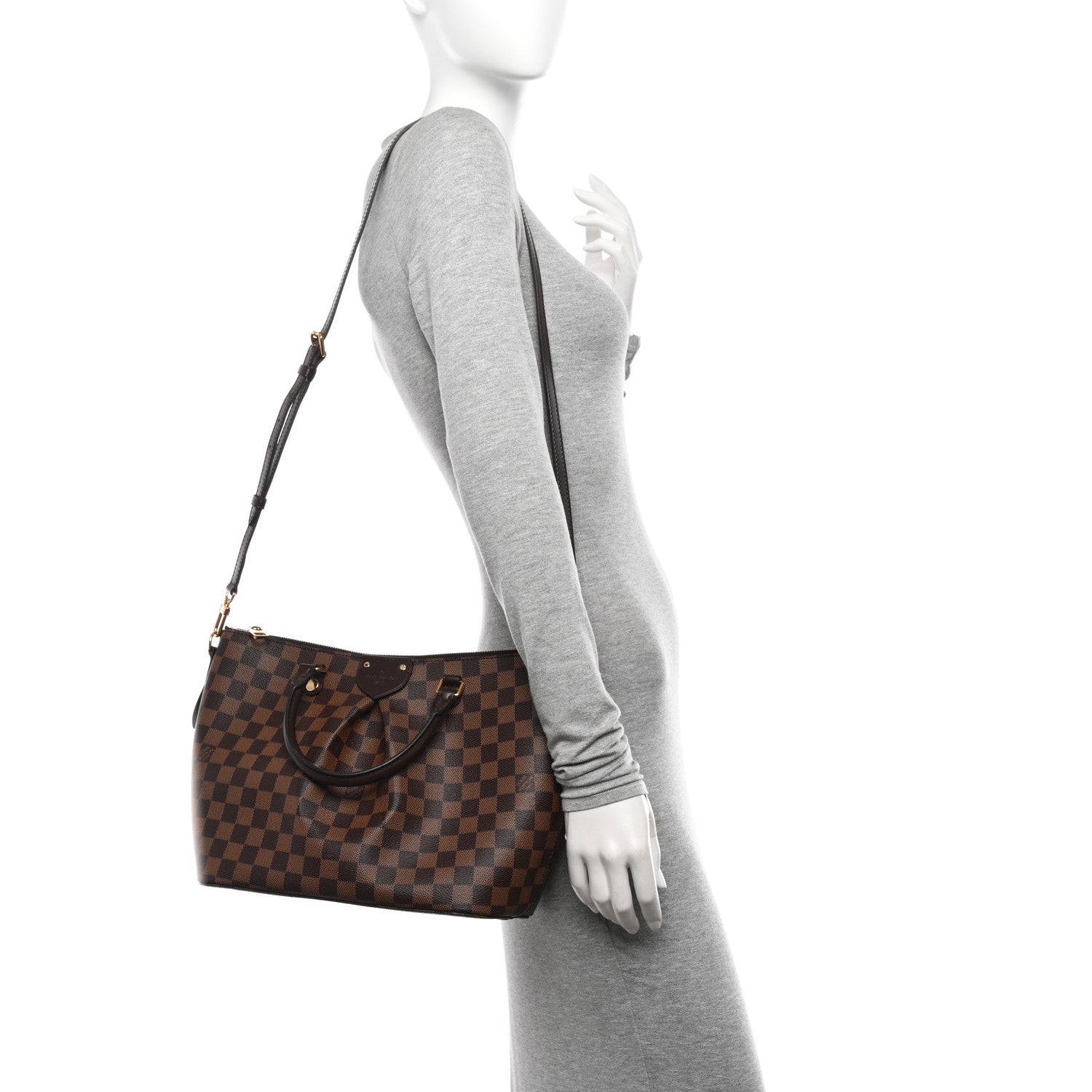 Louis Vuitton Damier Ebene Siena MM 2 of 9