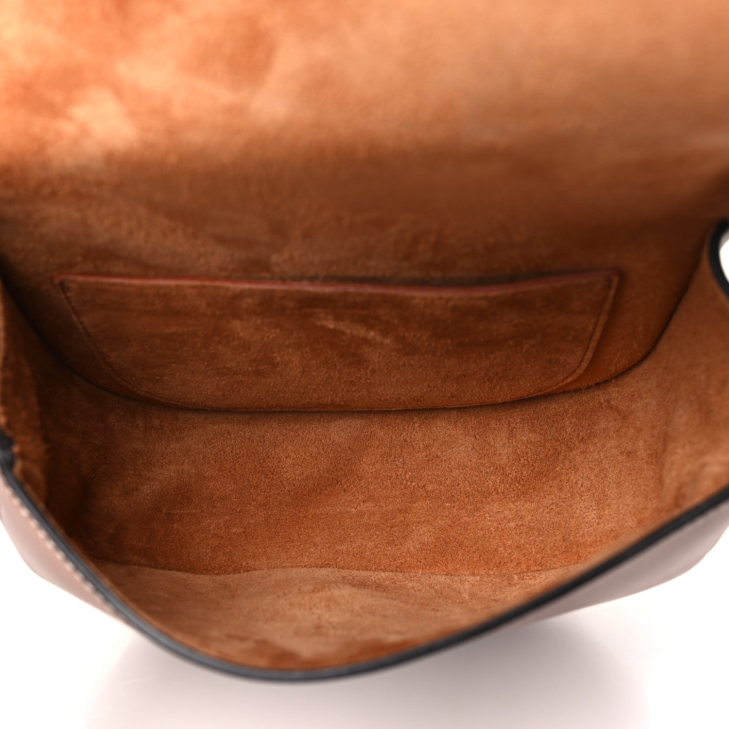Celine Smooth Calfskin Cuir Triomphe Folco Crossbody Bag Tan 5 of 9