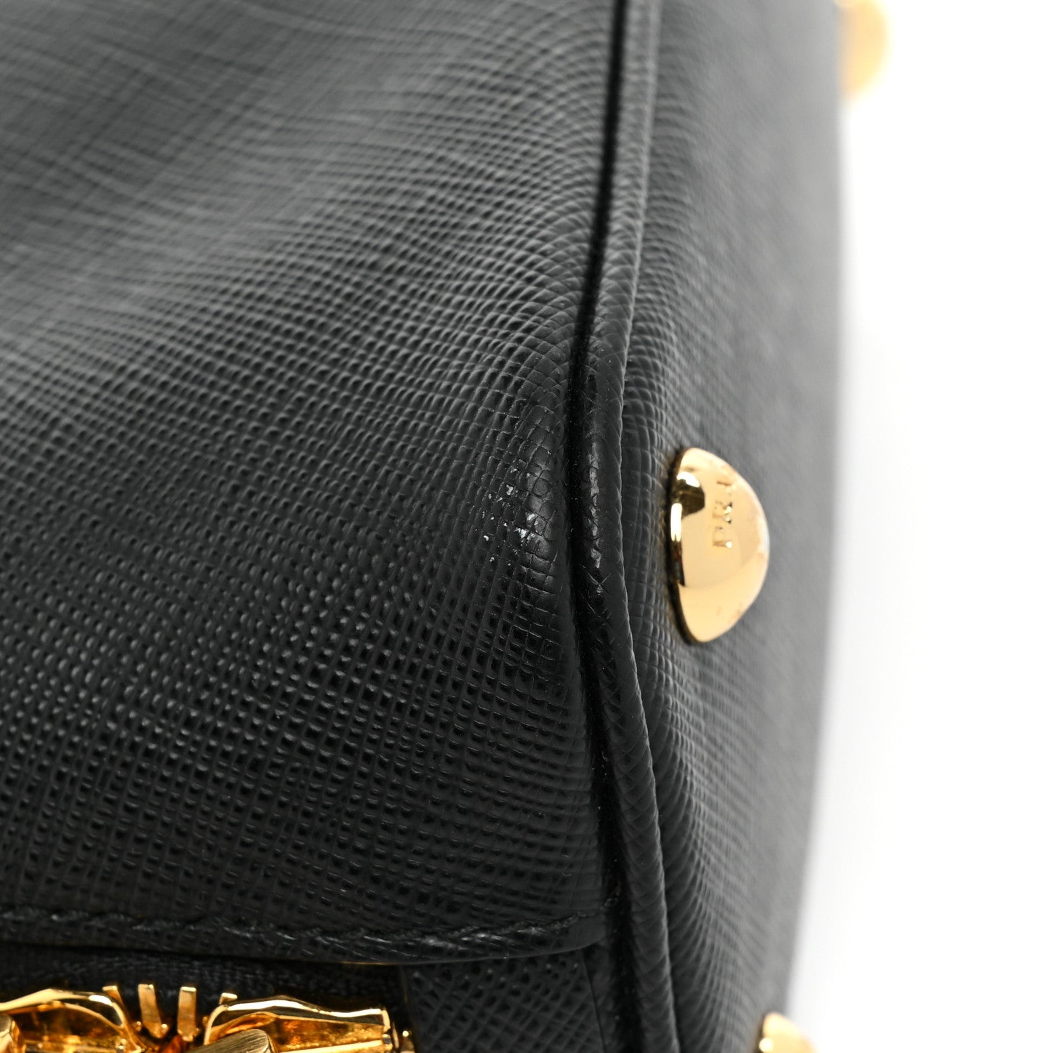Prada Saffiano Lux Mini Promenade Tote Black 8 of 11