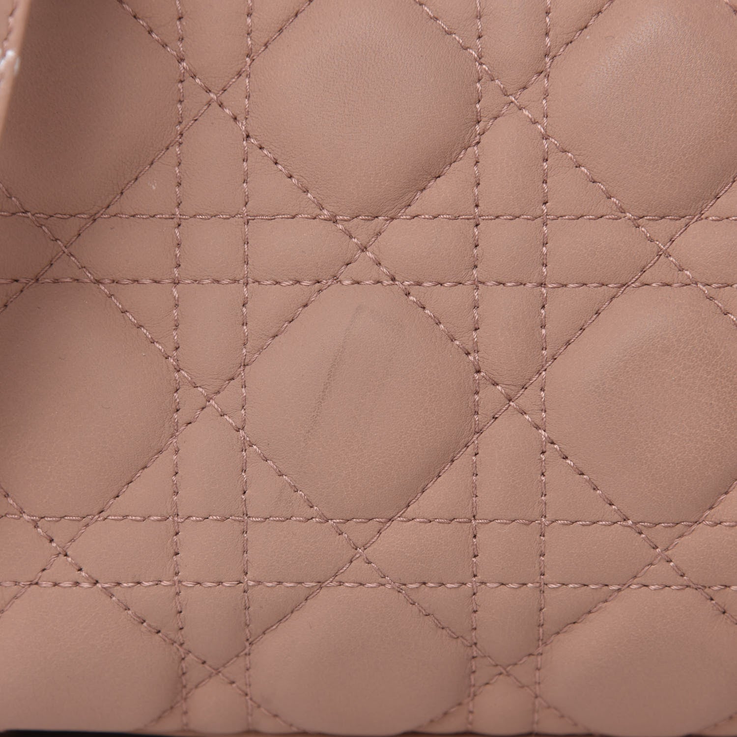Christian Dior Ultra Matte Calfskin Cannage Medium Lady Dior Beige 13 of 16