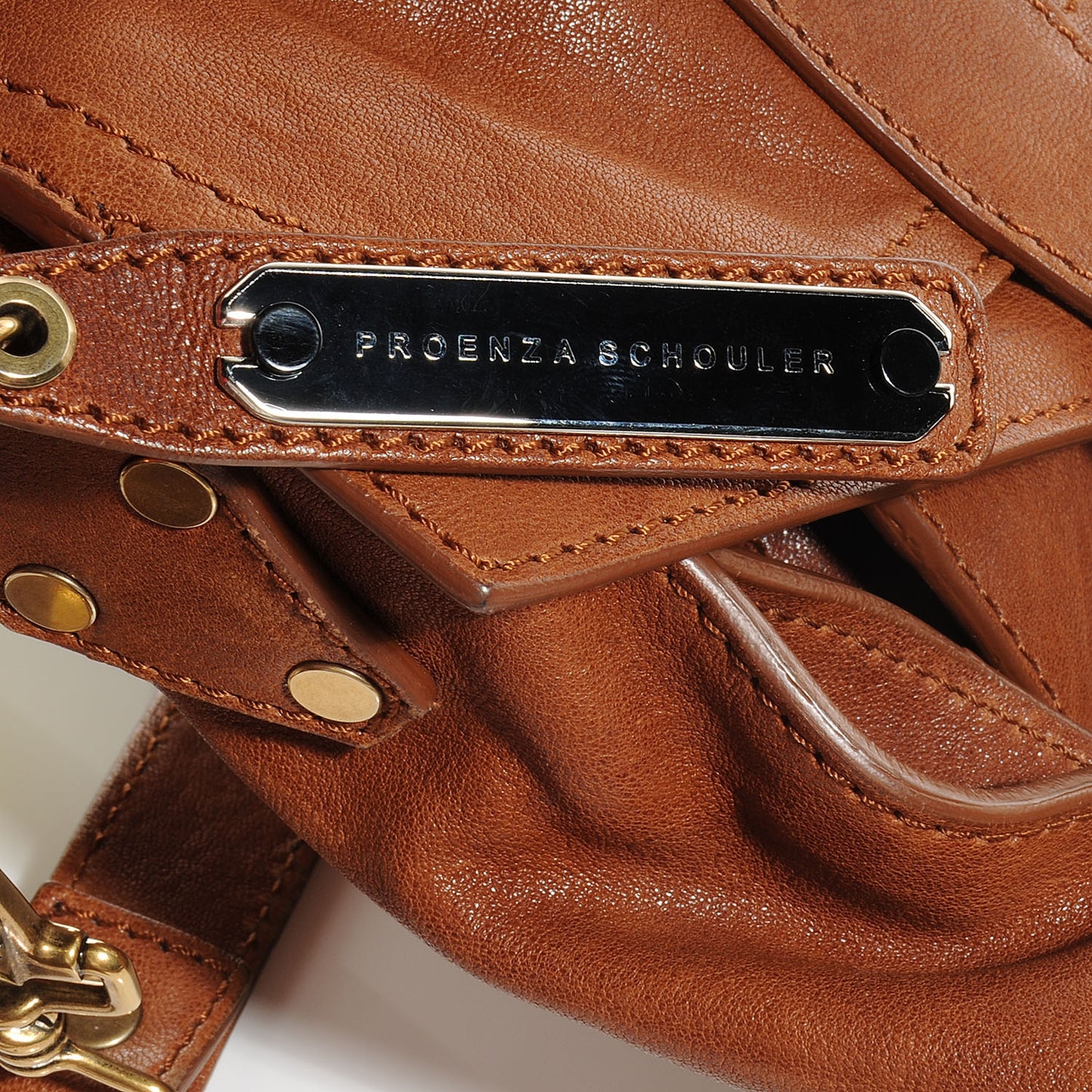 Lambskin Large PS1 Satchel Saddle