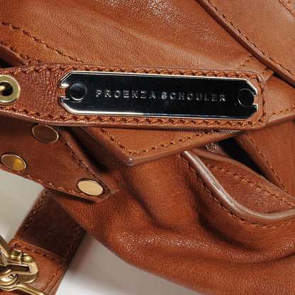 Proenza Schouler Lambskin Large PS1 Satchel Saddle 9 of 14