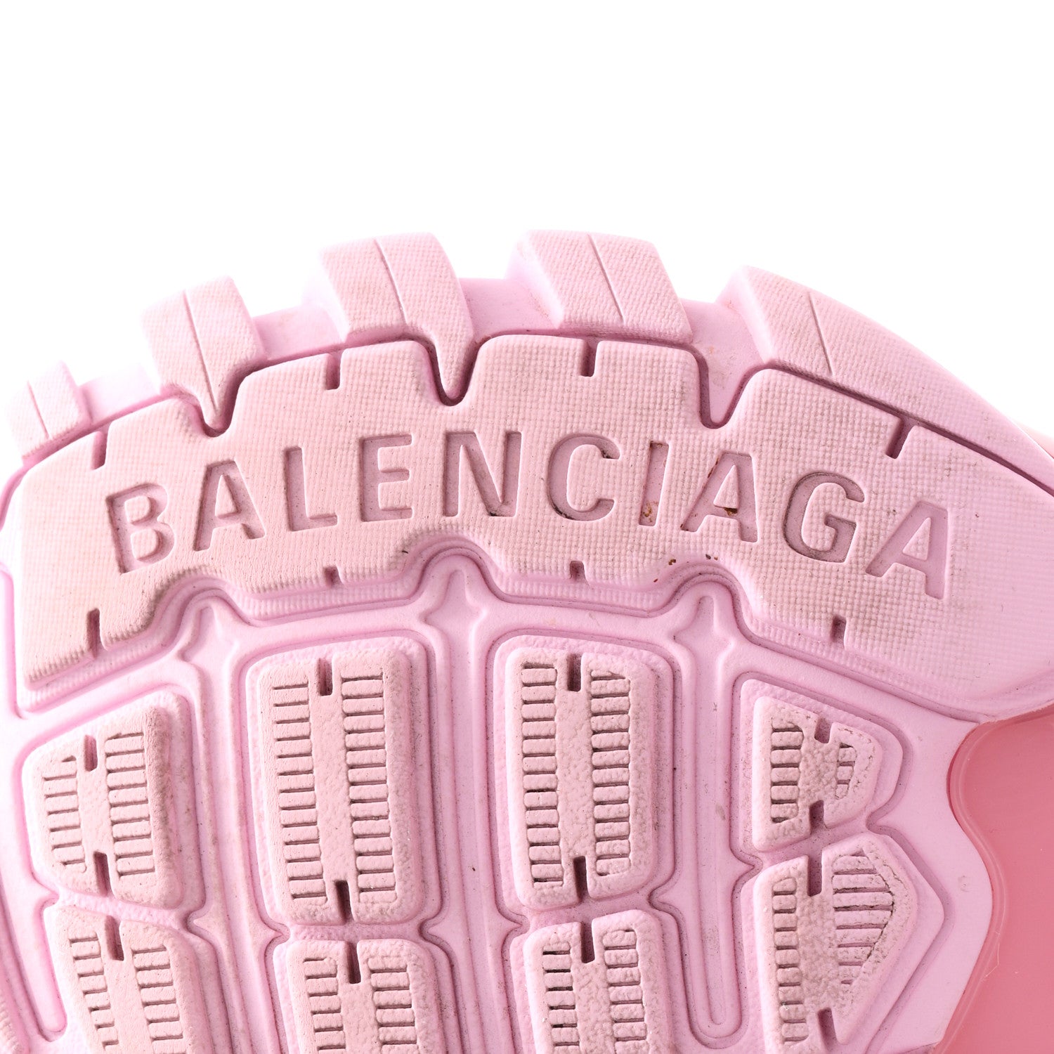Balenciaga Rubber Mesh Monocolor Clear Sole Womens Track.2 Open Sneakers 39 Pink 7 of 10
