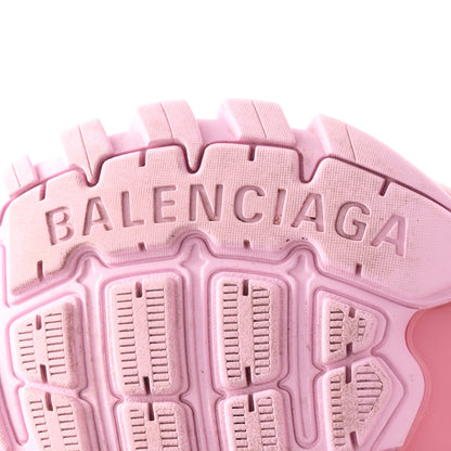 Balenciaga Rubber Mesh Monocolor Clear Sole Womens Track.2 Open Sneakers 39 Pink 7 of 10