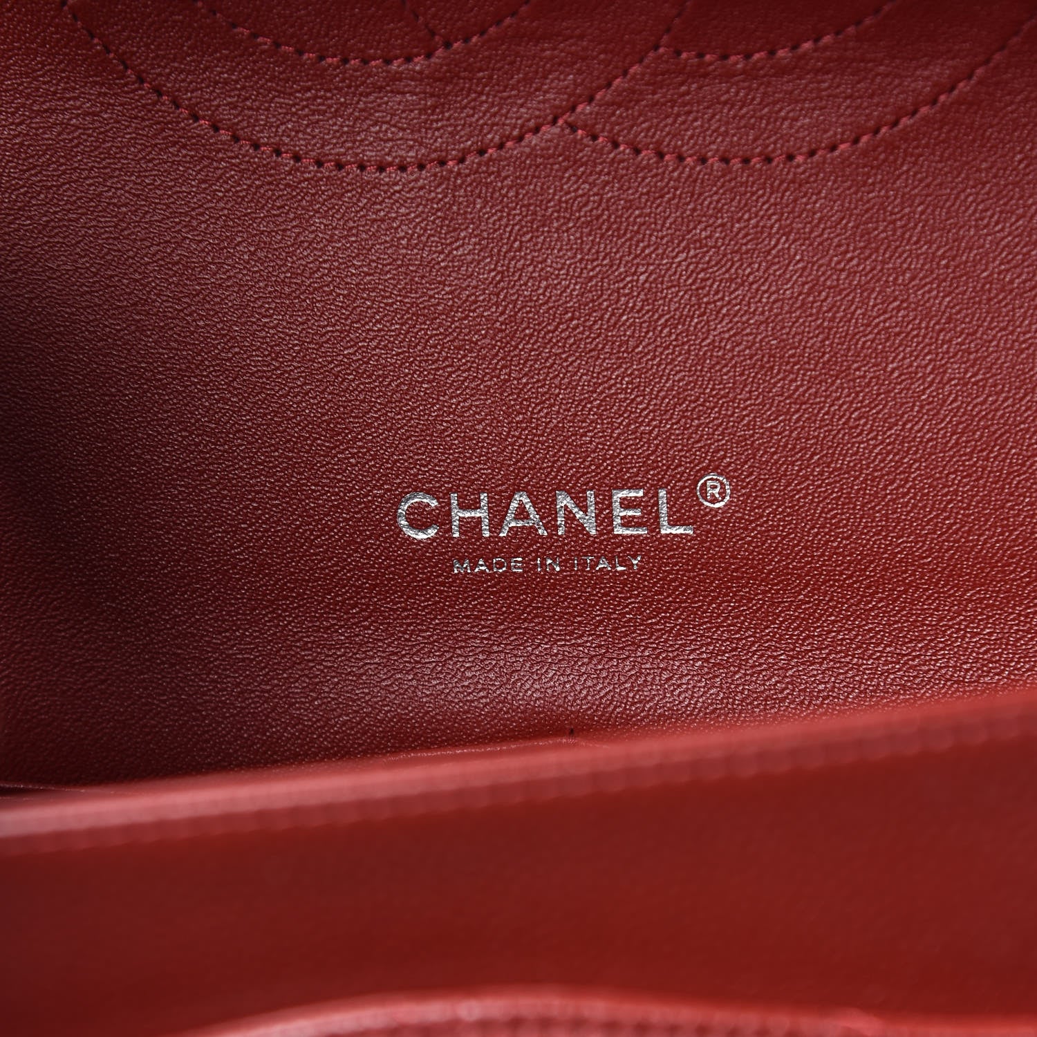 Chanel Caviar Quilted Maxi Double Flap Red 6 of 10