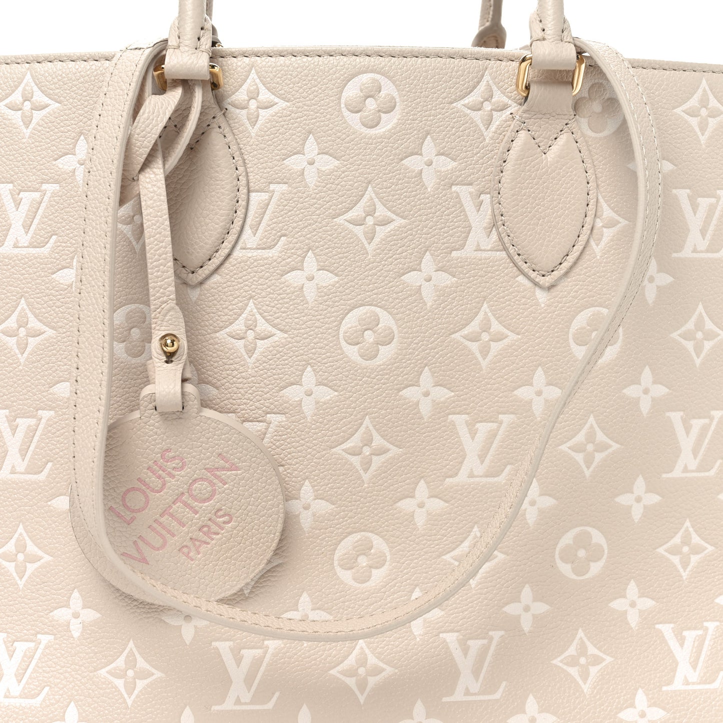 Empreinte Monogram Spring In The City Onthego MM Beige Pink Yellow