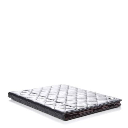 Chanel Lambskin Quilted iPad Case Black 4 of 9