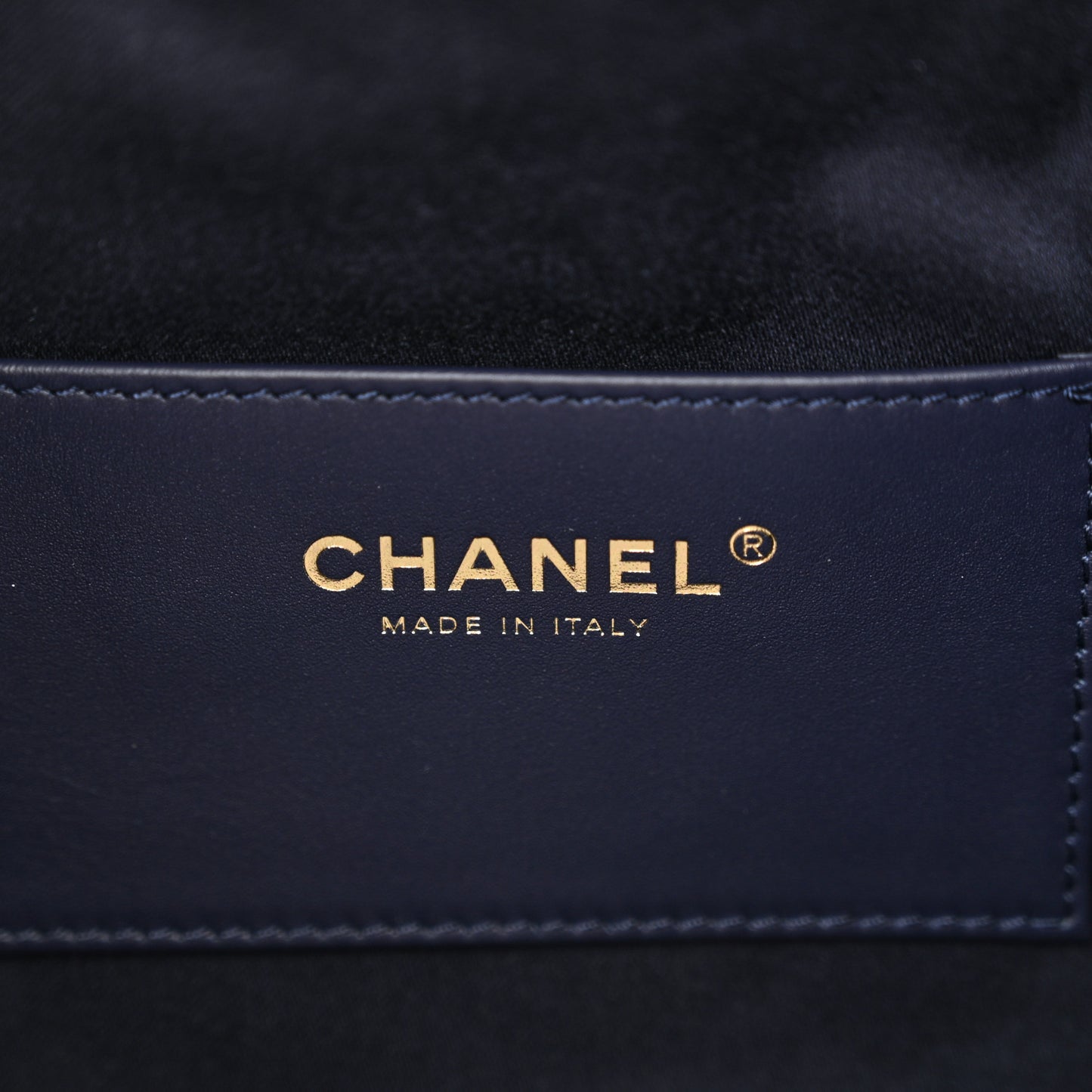 Caviar Quilted Small Chanel 25 Handbag Dark Navy