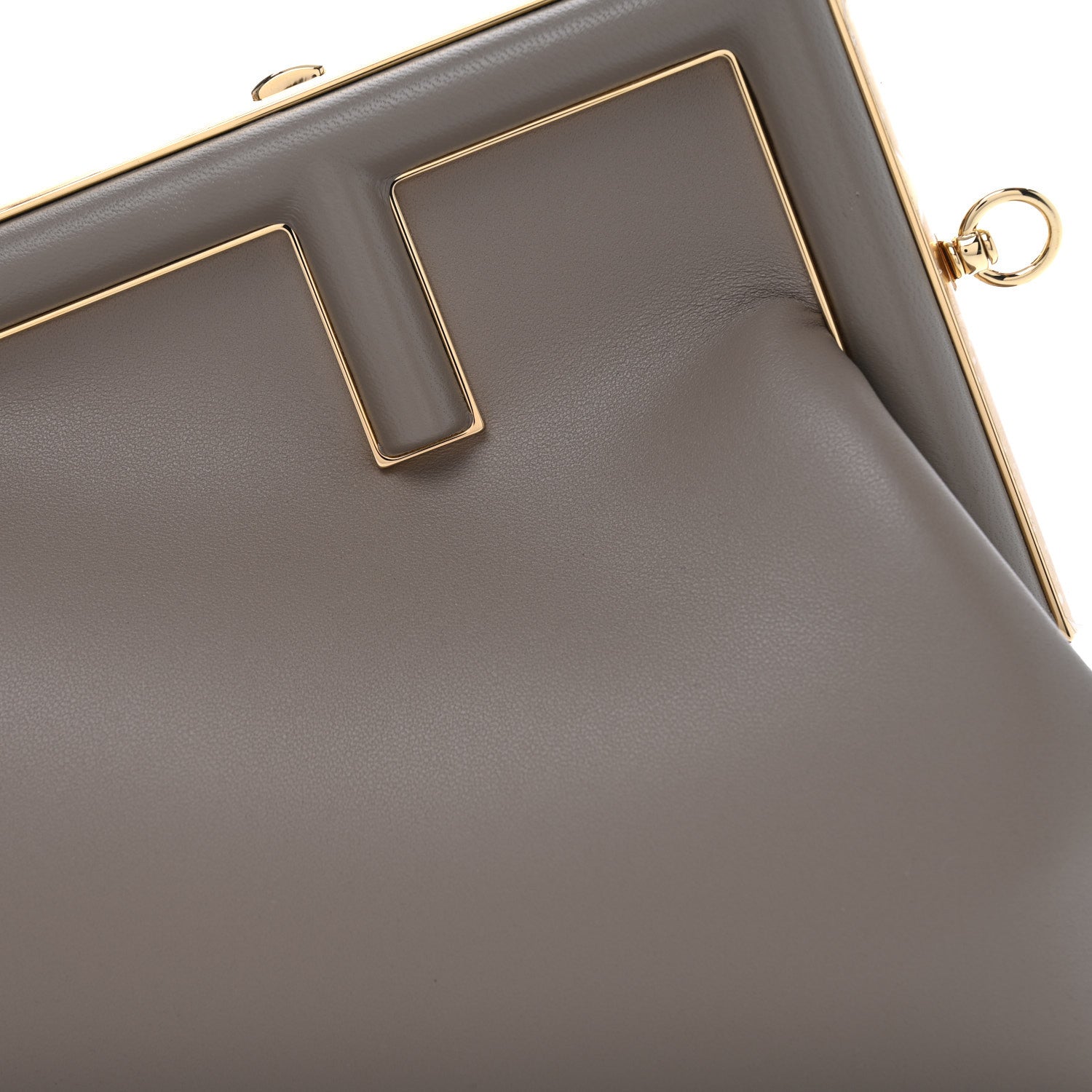 Fendi Shiny Nappa Small Fendi First Dove Gray 8 of 10