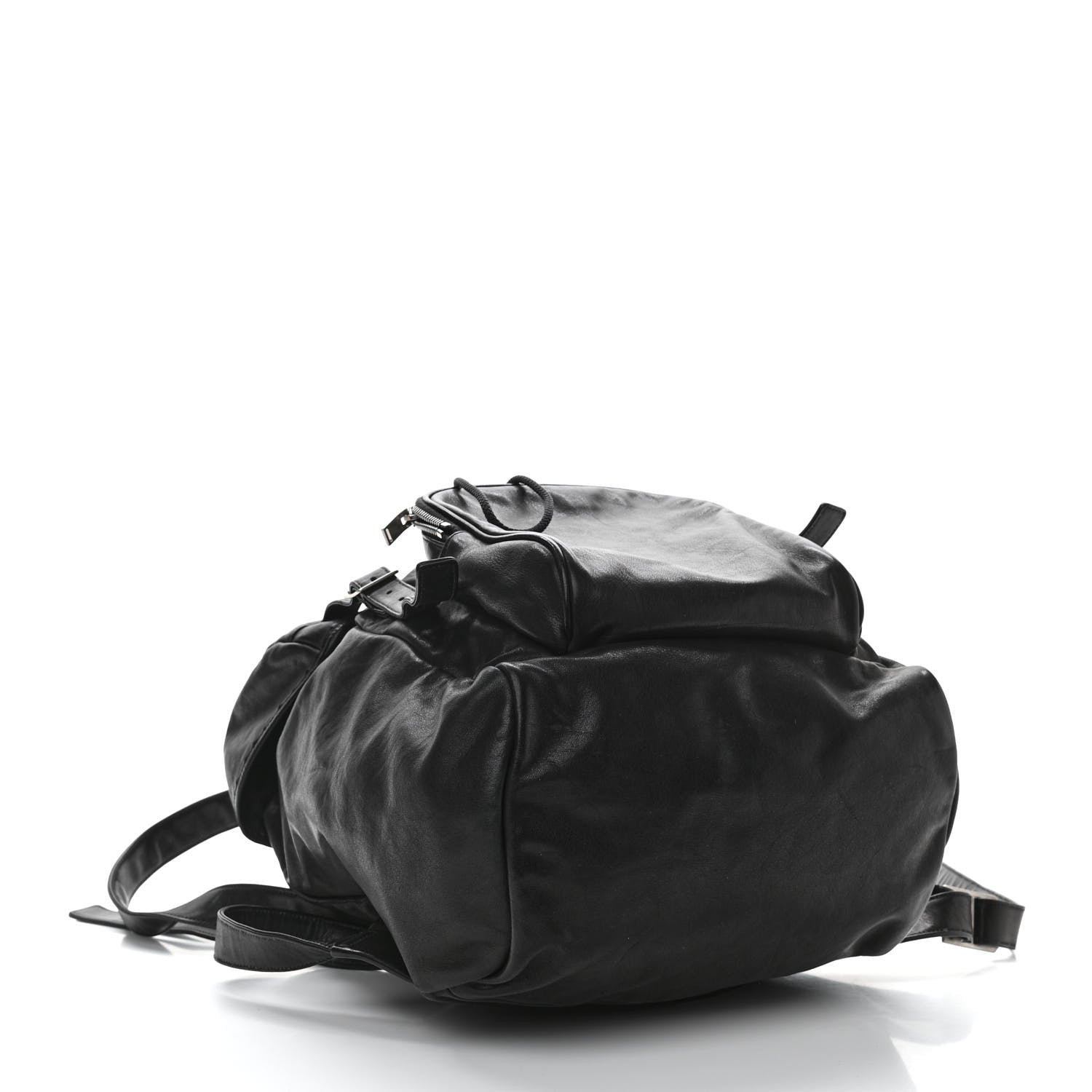 Saint Laurent Calfskin Delave Backpack Black 4 of 11