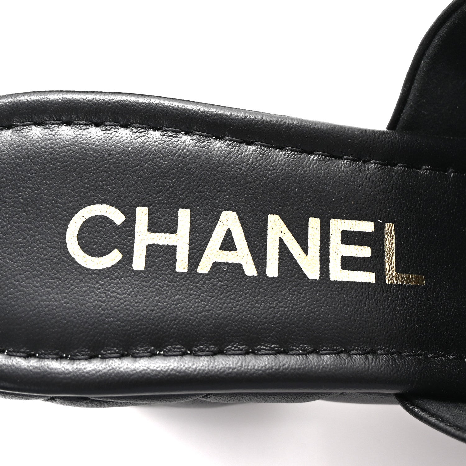 Chanel Lambskin Quilted CC Platform Mules 37 Black 9 of 11
