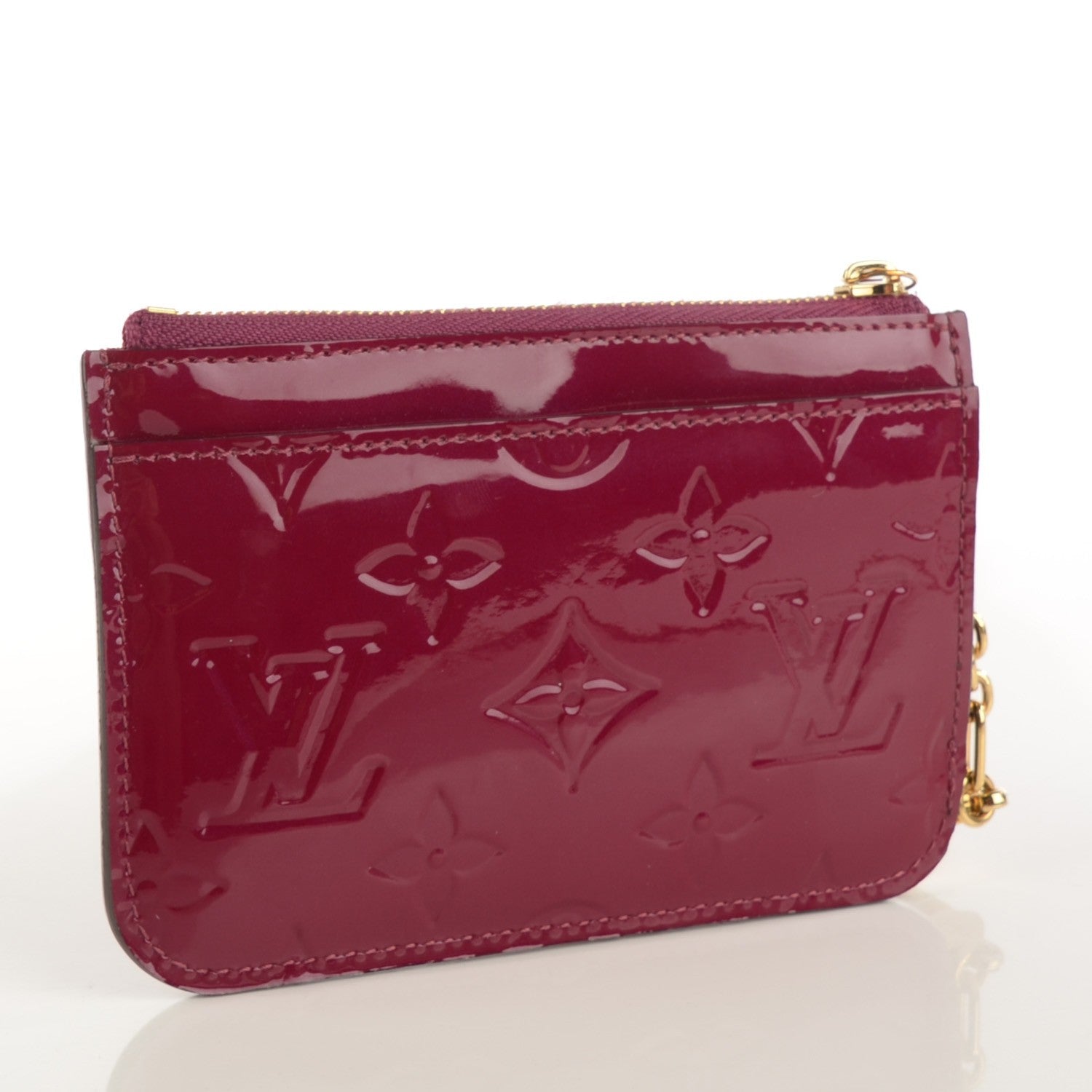 Louis Vuitton Vernis Key Pouch Magenta 3 of 7