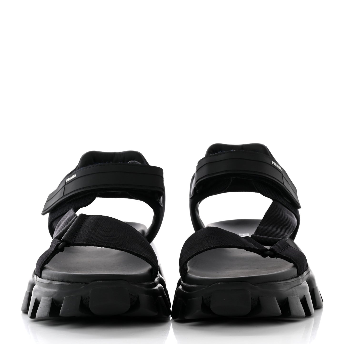 Rubber Nylon Velcro Mens Cloudbust Thunder Sandals 8.5 Black