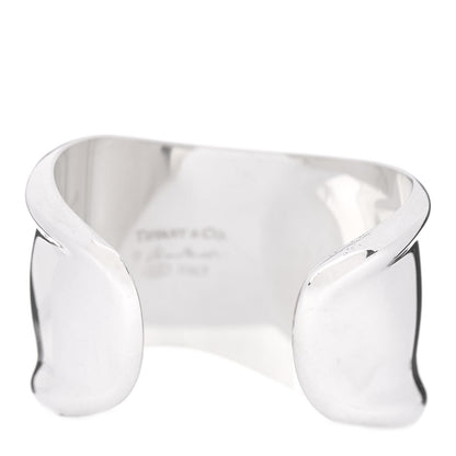 Tiffany Sterling Silver Small Elsa Peretti Right Wrist Bone Cuff Bracelet 2 of 3