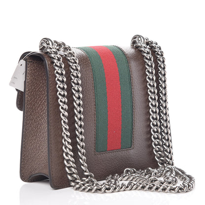 Gucci Textured Calfskin Web Mini Dionysus Shoulder Bag New Acero 4 of 11