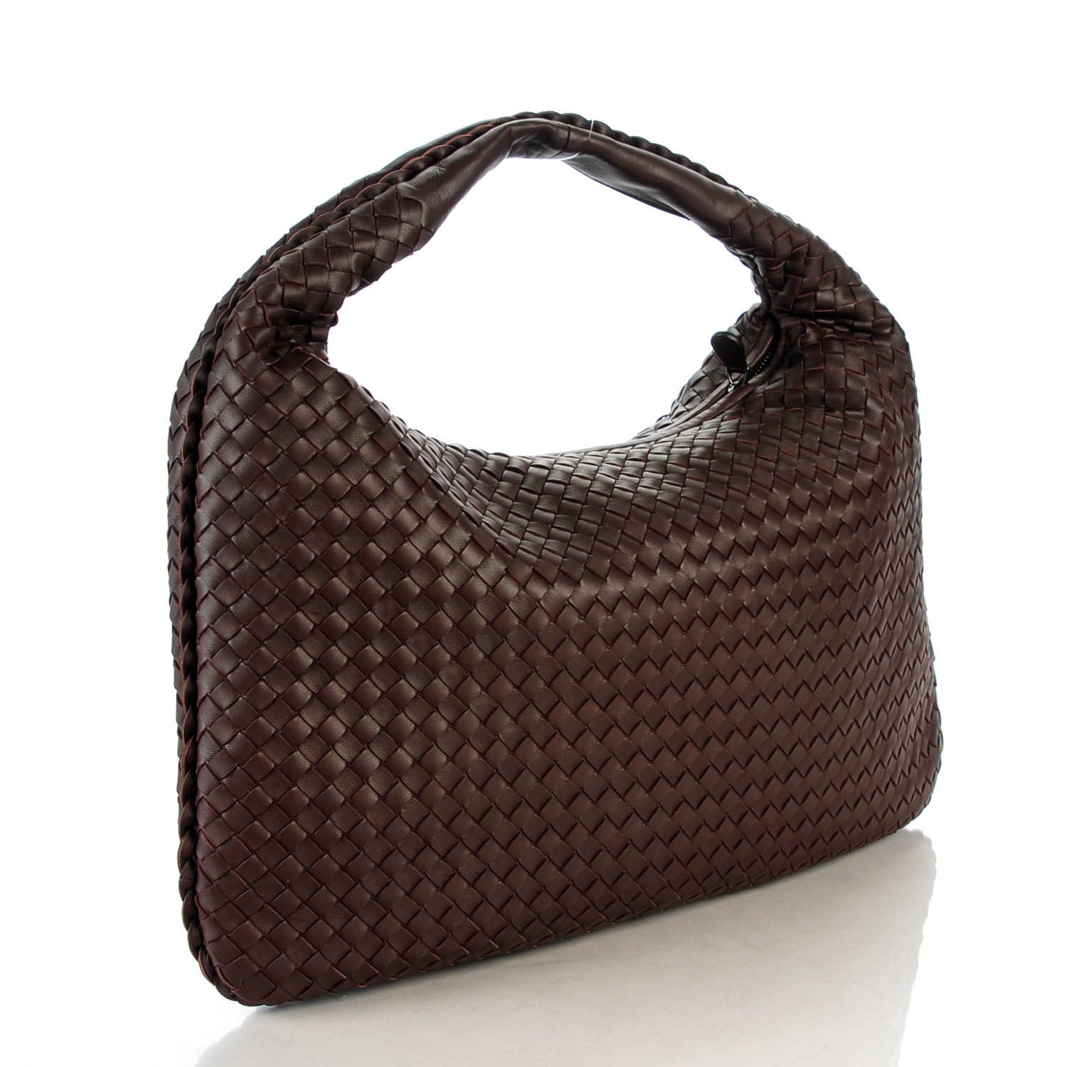 Bottega Veneta Nappa Intrecciato Large Veneta Hobo Ebano 3 of 8