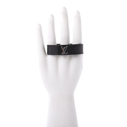 Louis Vuitton Monogram Eclipse LV Slim Bracelet 19 2 of 6