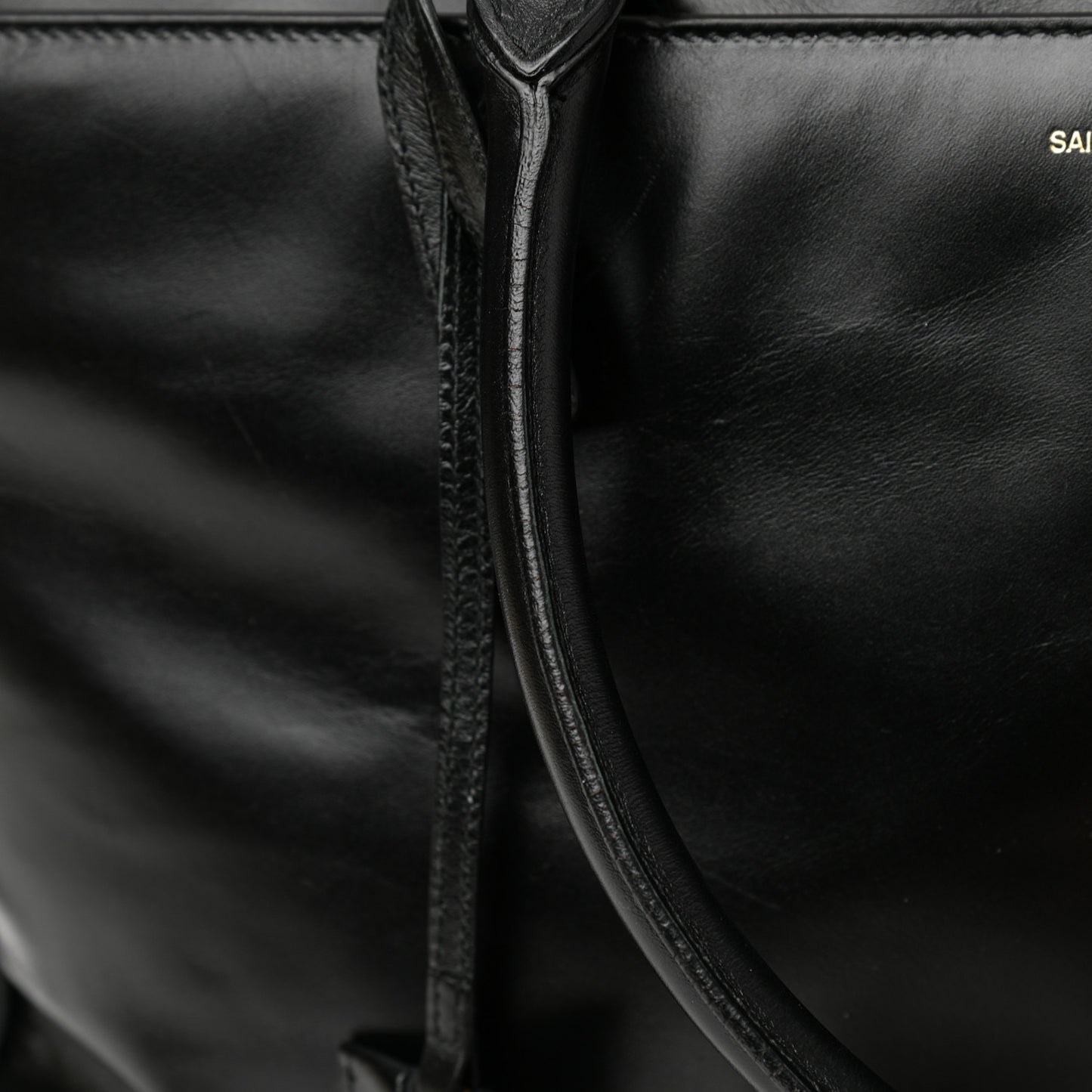 Calfskin Small Classic Duffle Briefcase Black