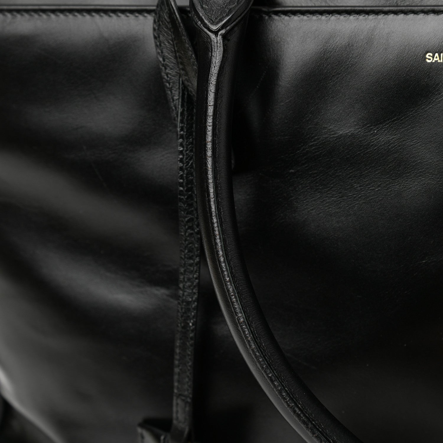 Saint Laurent Calfskin Small Classic Duffle Briefcase Black 13 of 13