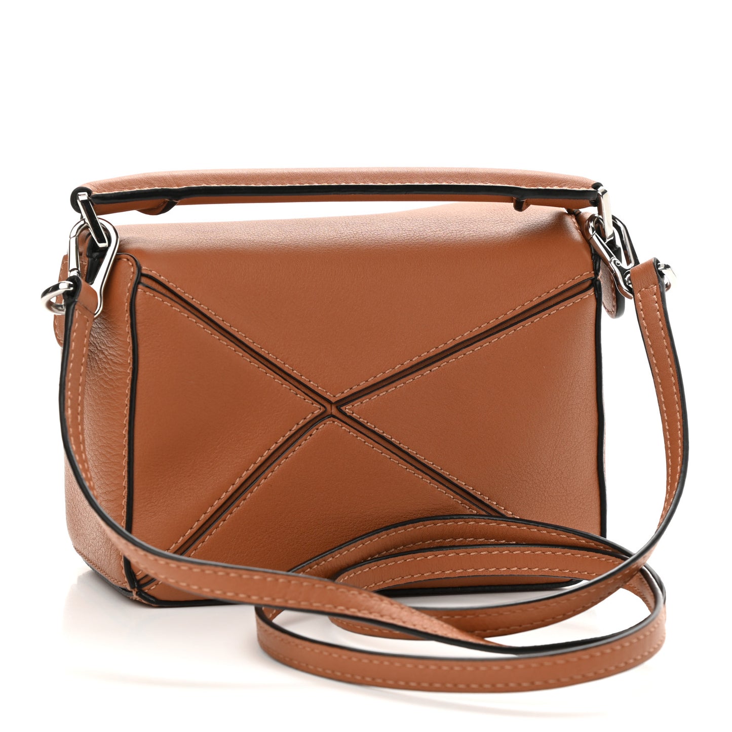 Calfskin Mini Puzzle Bag Tan