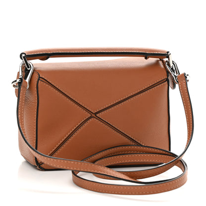 Loewe Calfskin Mini Puzzle Bag Tan 3 of 9