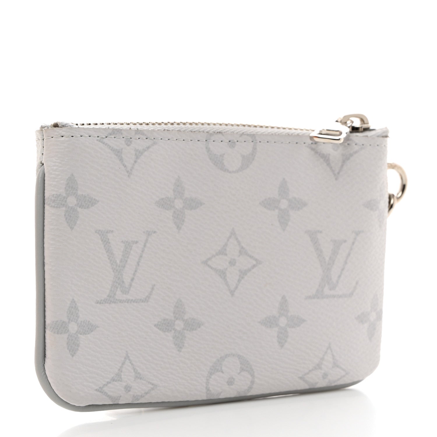 Louis Vuitton Monogram Stickers Key Pouch White 3 of 8