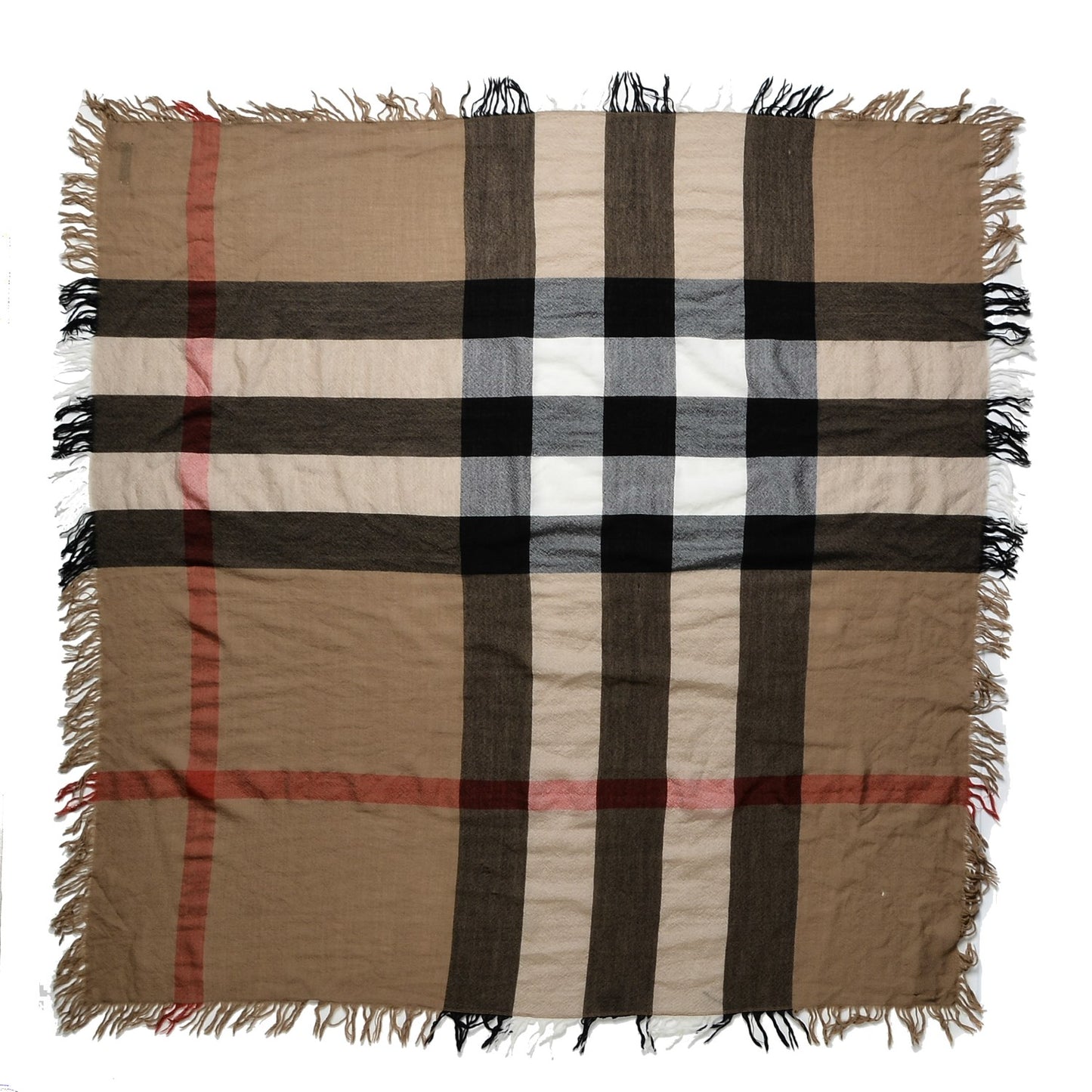 Wool House Check Scarf