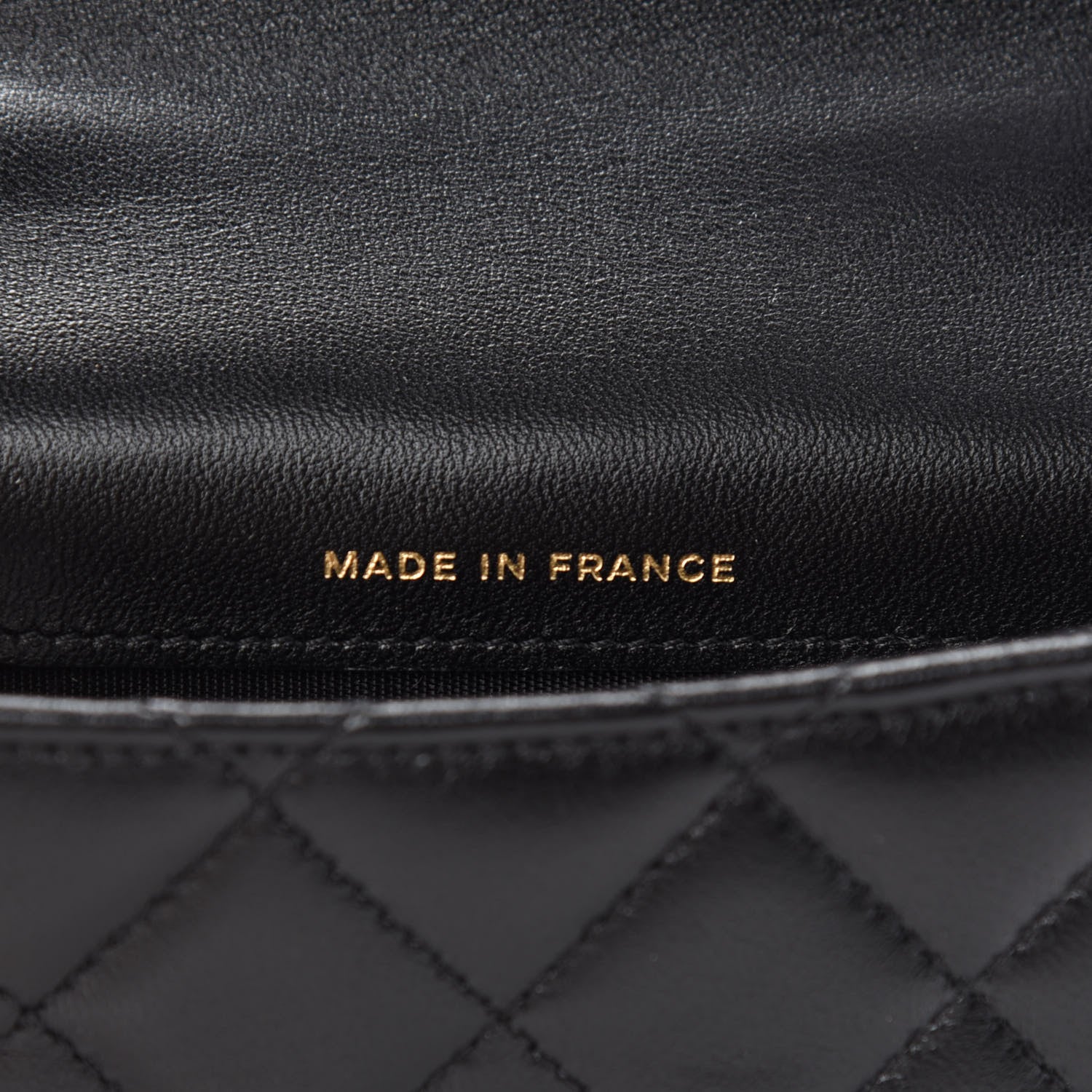 Chanel Lambskin Quilted Top Handle Flap Coin Purse With Chain Black 8 of 14