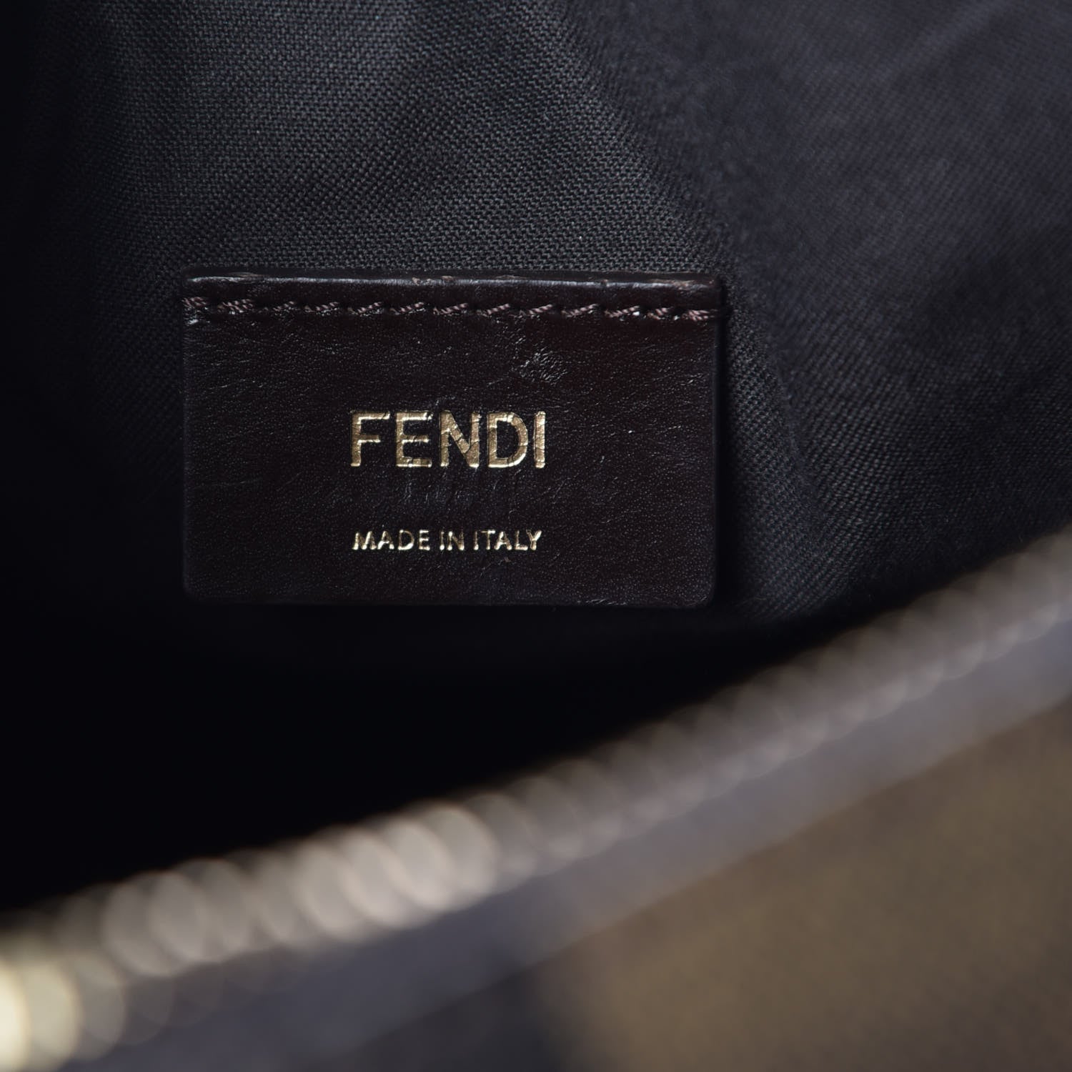 Fendi Pequin Spalmati Vitello Flamingo Small Boston Tobacco Blue Neon 6 of 7