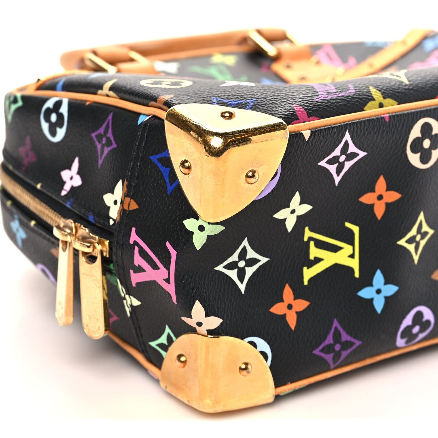 Louis Vuitton Monogram Multicolor Trouville Black 7 of 9
