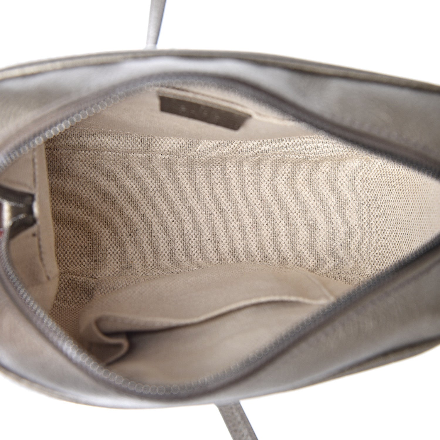 Gucci Metallic Pebbled Calfskin Small Soho Disco Bag Sasso 5 of 10