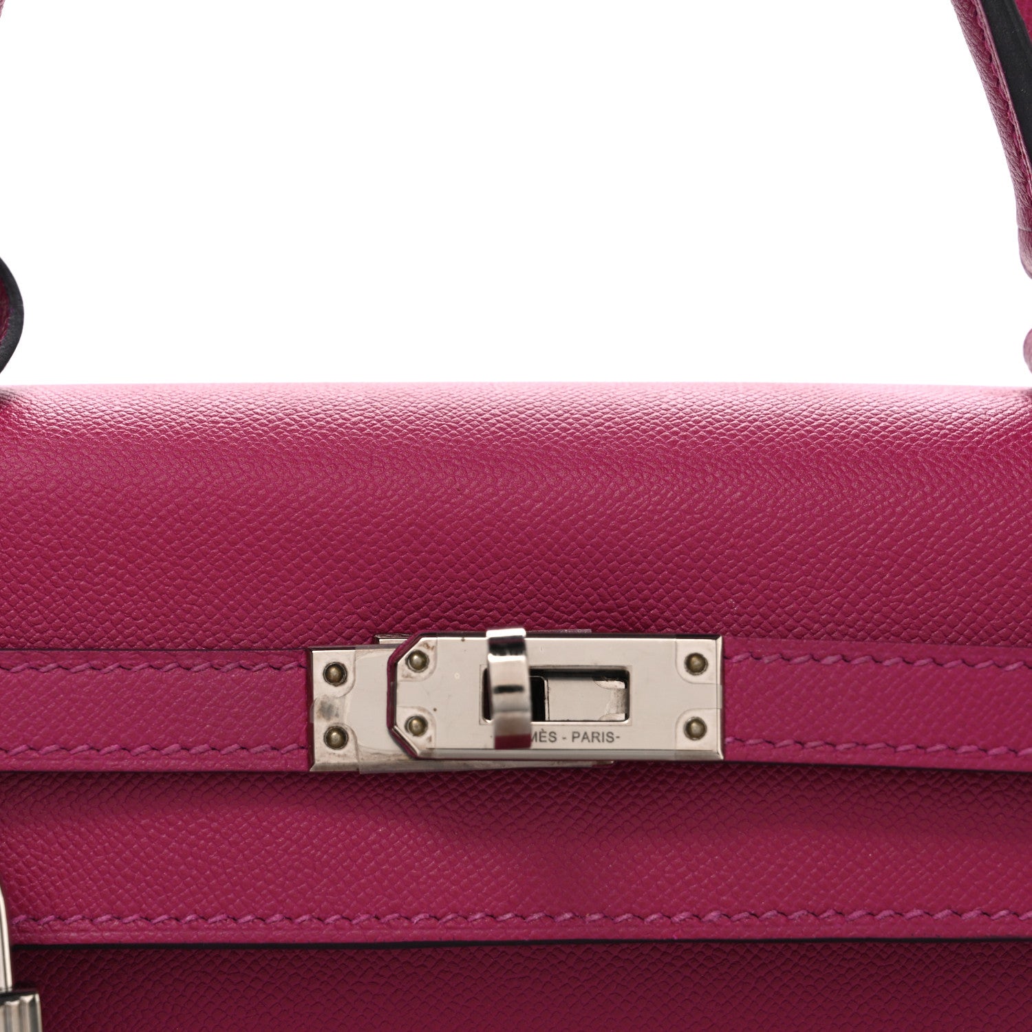 Hermes Epsom Verso Kelly Sellier 25 Rose Pourpre Sienne 8 of 11