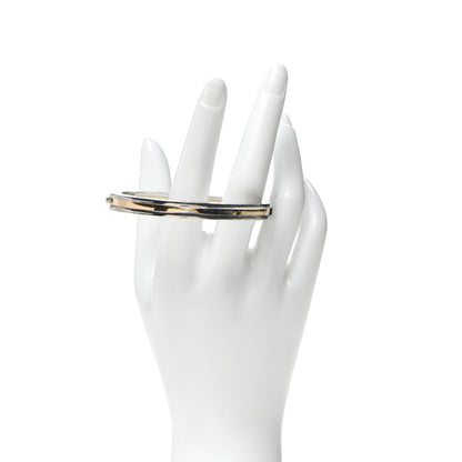 Bulgari 18K Yellow Gold Stainless Steel B.Zero1 Bangle Bracelet 2 of 6