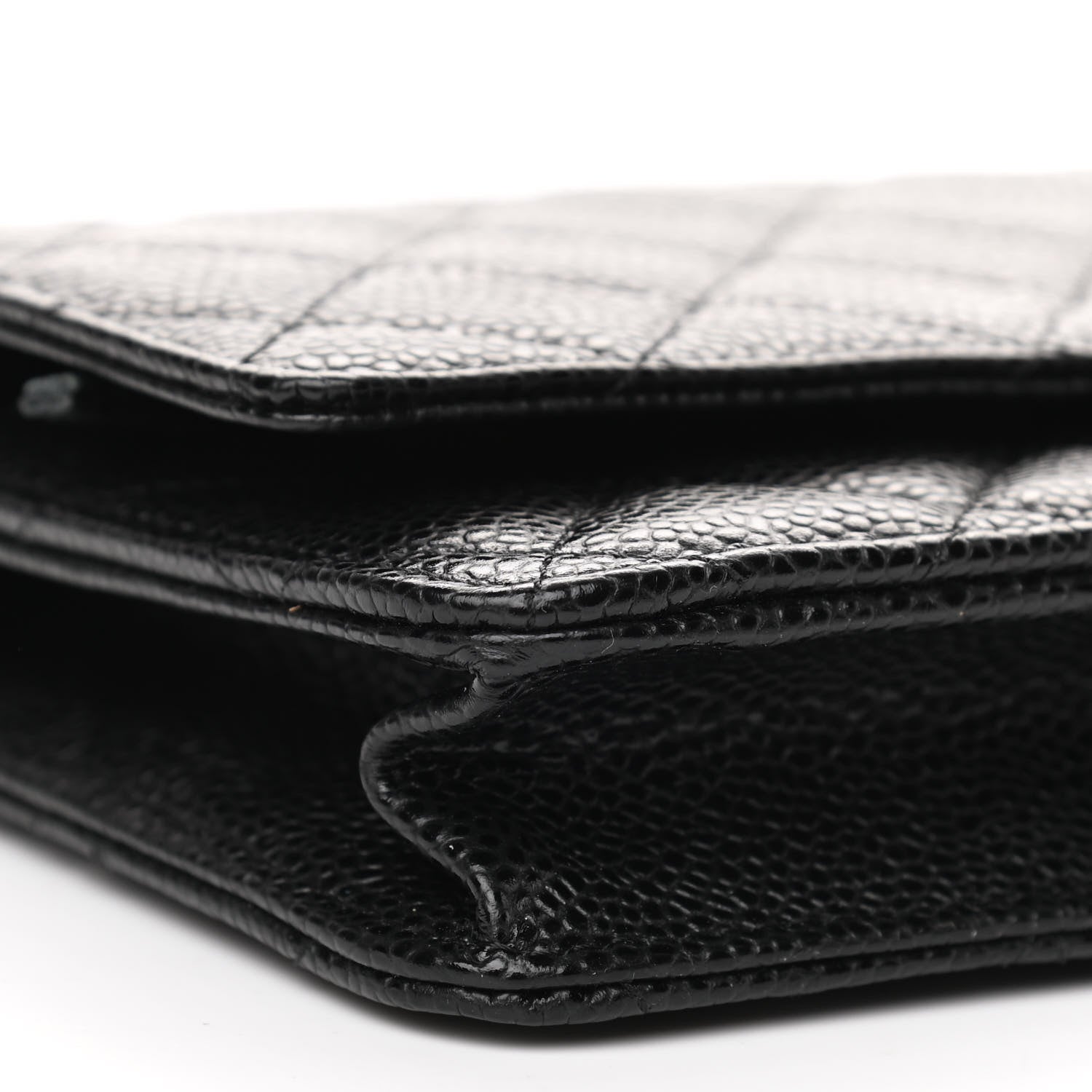 Chanel Caviar Quilted Wallet On Chain WOC Black 10 of 11