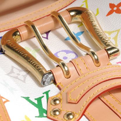 Louis Vuitton Monogram Multicolor Leonor White 6 of 9