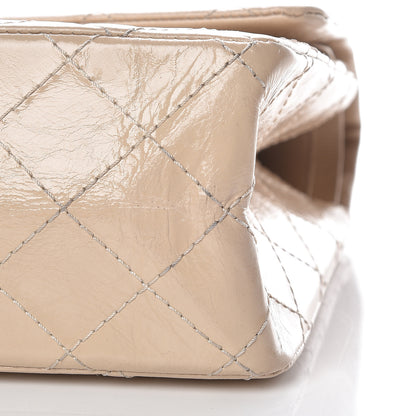 Chanel Distressed Patent Quilted 2.55 Reissue 226 Flap Beige 10 of 13