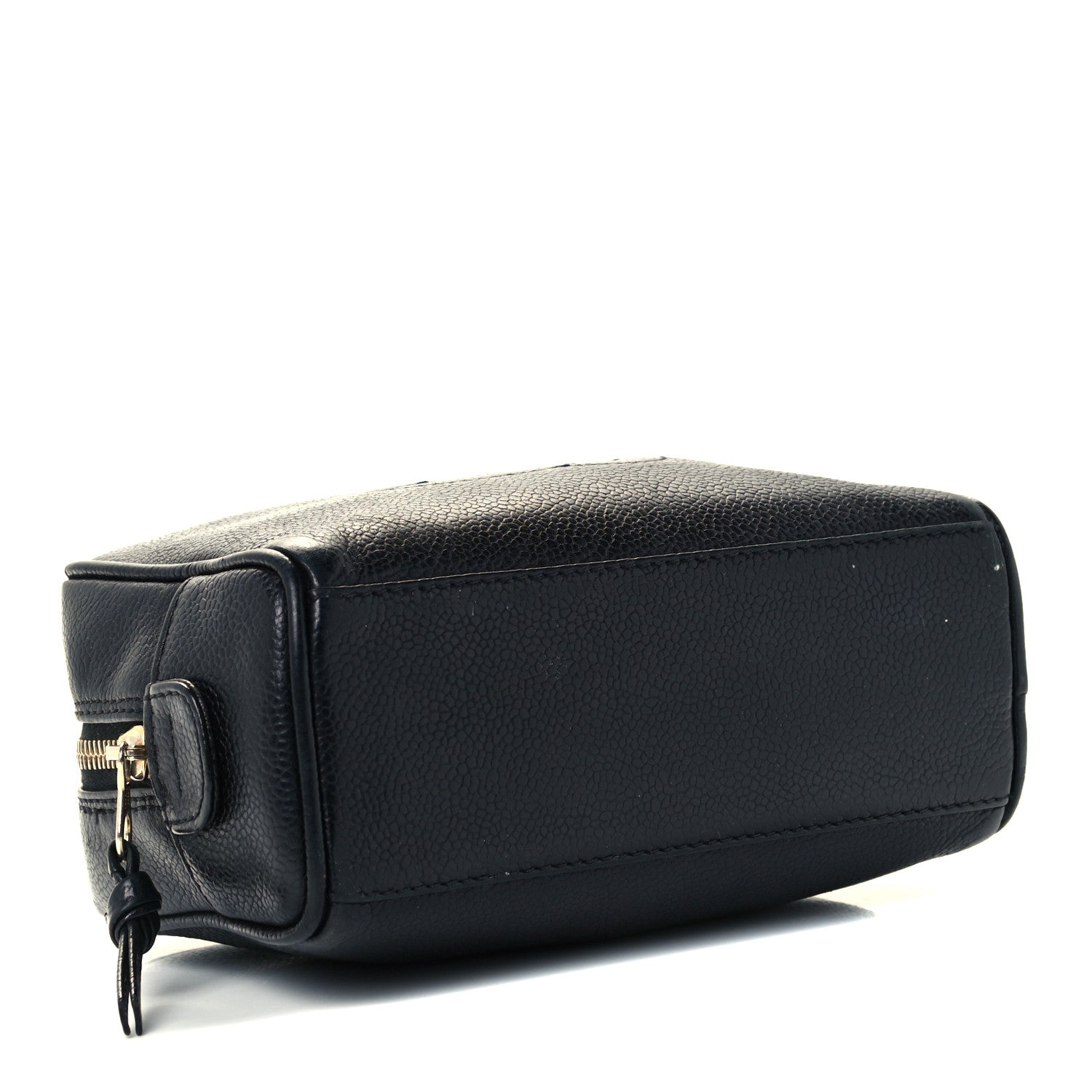 Chanel Caviar Timeless CC Cosmetic Pouch Bag Black 4 of 10