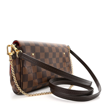 Louis Vuitton Damier Ebene Favorite PM 3 of 11
