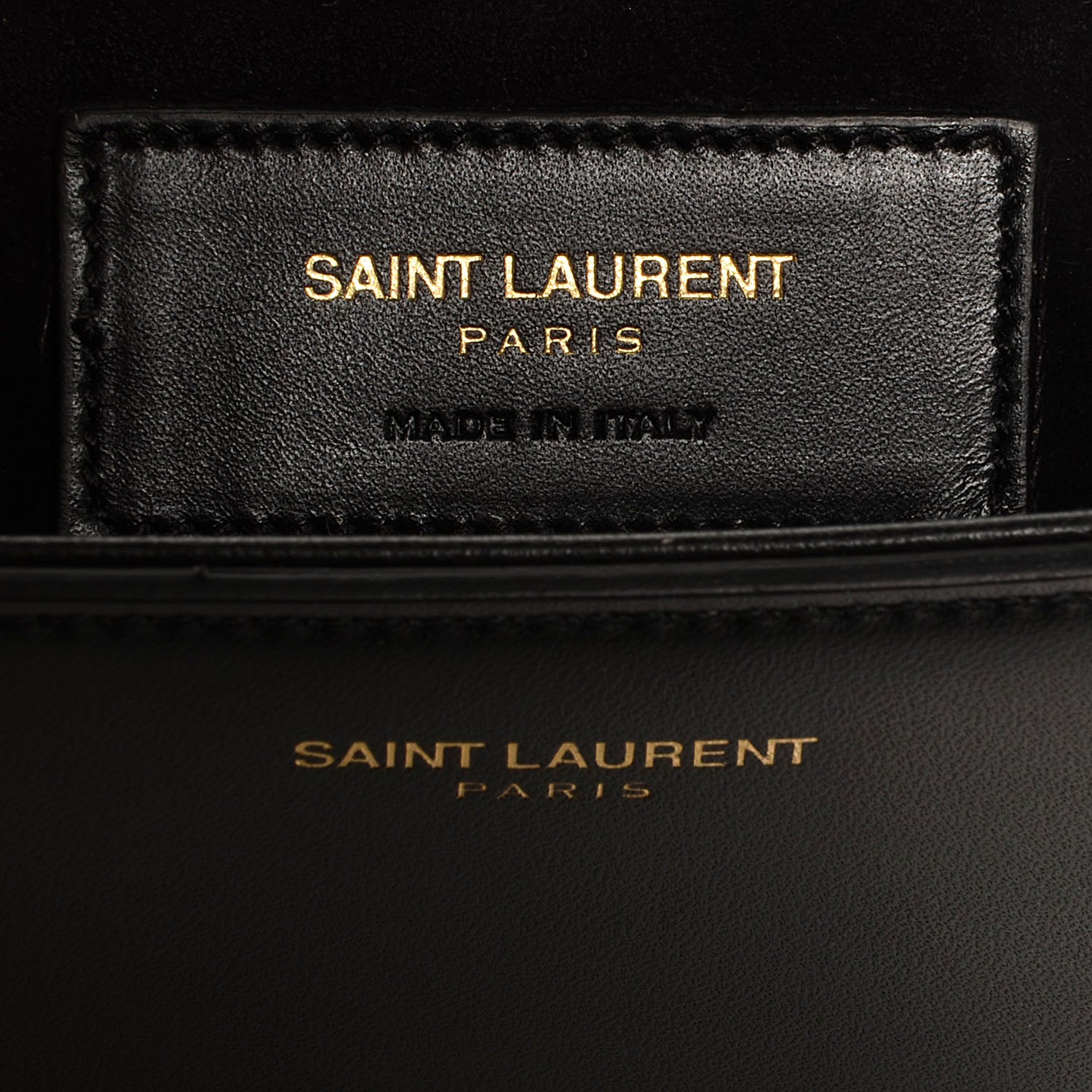 Saint Laurent Smooth Calfskin Classic Small Monogram Universite Bag Black 7 of 8
